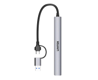 UNITEK Hub USB-A/C 7w1 USB A z adapterem USB A 5 Gbps H1209AGY01 - 1455233 - zdjęcie 2